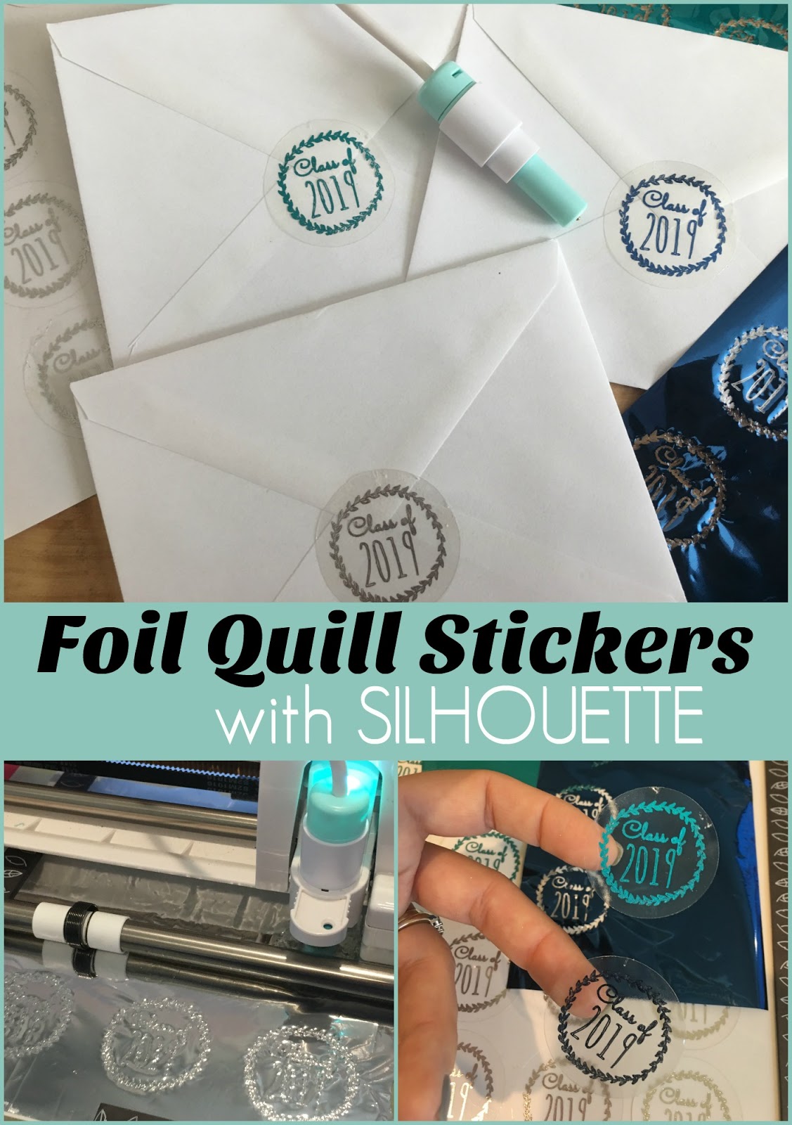 How to Make Foil Quill Stickers with Silhouette CAMEO (Free